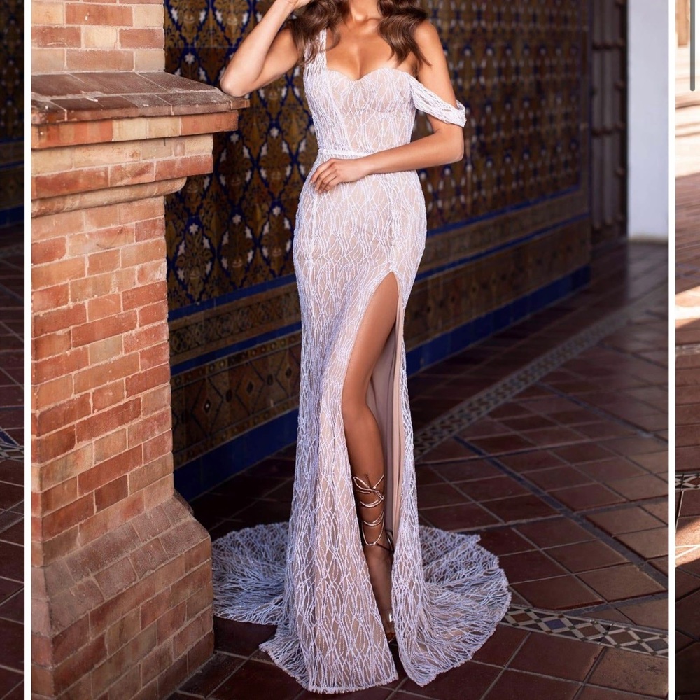 Alamour the Label - White Gabriela Gown